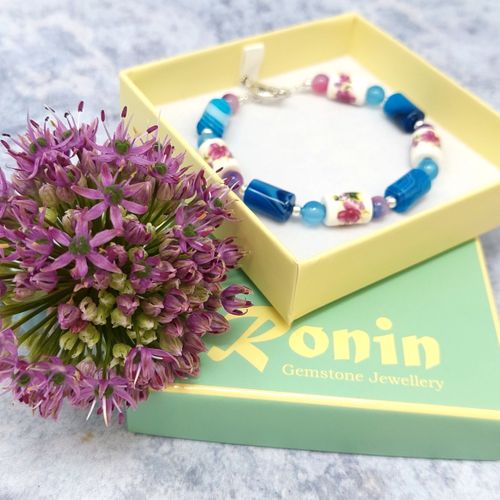 Bracelet from Ronin's 'Hibiscus' range.